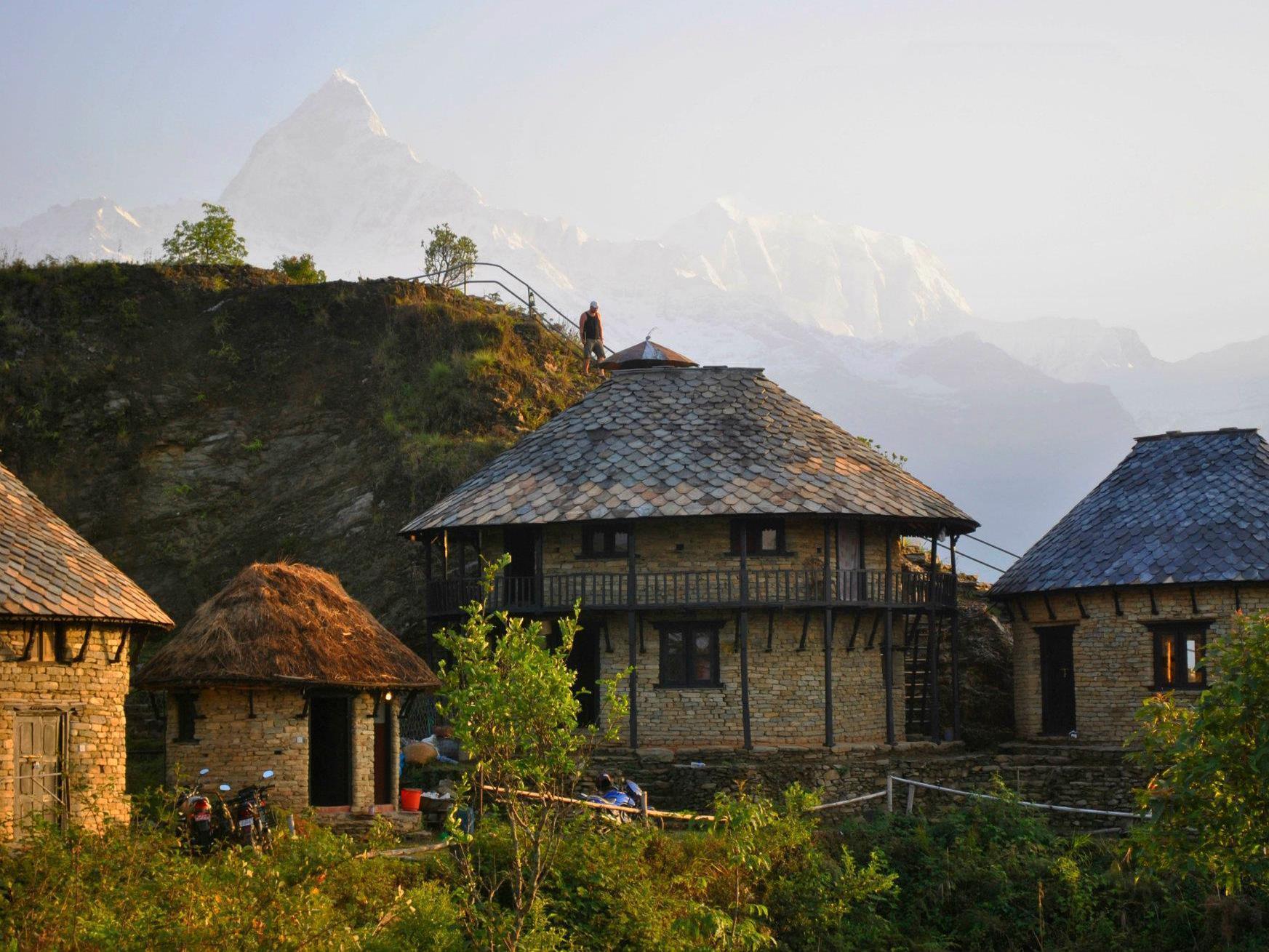Bhanjyang Village Lodge Похара Екстериор снимка